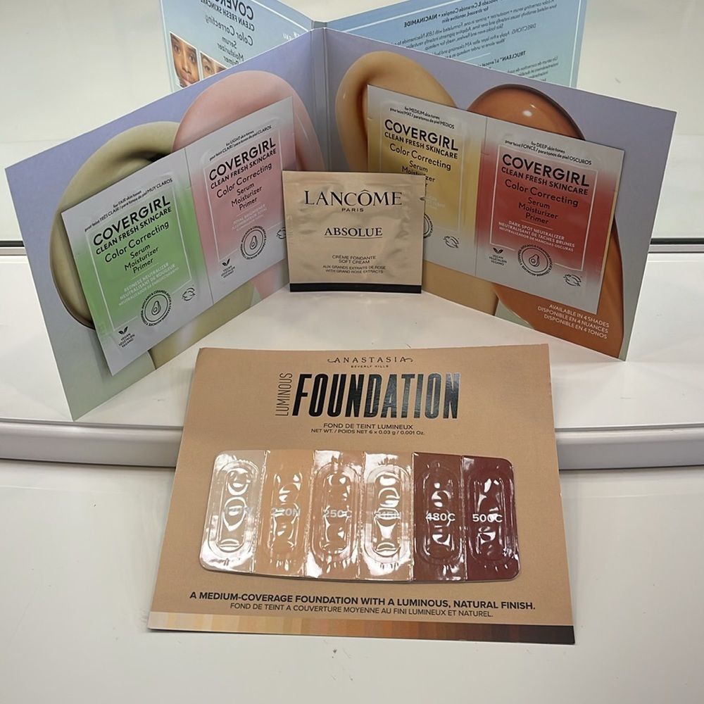 CoverGirl & Anastasia Samples